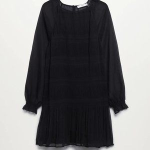 Mango Textured flowy dress